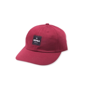 Supra Accessories LABEL SLIDER Burgundy Hats | CA-96542